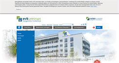 Desktop Screenshot of ev-krankenhaus.de